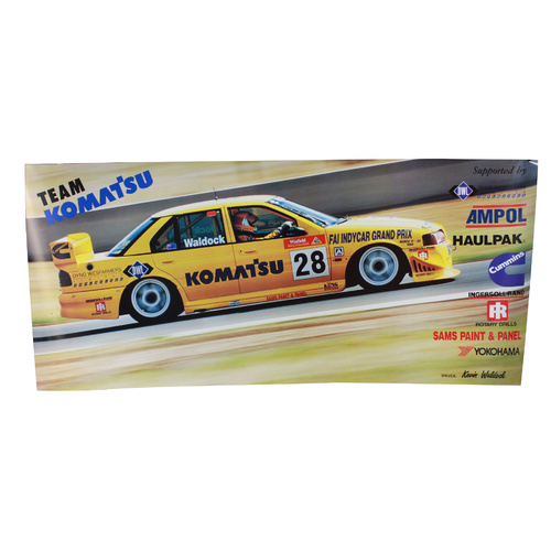 Team Komatsu Kevin Waldock Ford Falcon EB Poster