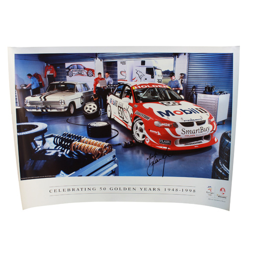 Signed Mark Skaife Holden VT Commodore / EH Dealer Poster