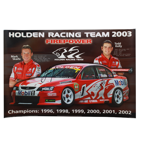 Signed HRT 2003 Firepower Poster