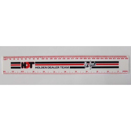HDT Black & Red Ruler