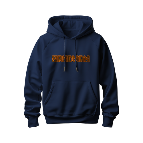 Retro Licensed Holden Sandman Supreme Hoodie Navy Size: Small Logo Colour: Brown