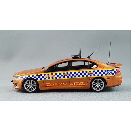 1:43 Victoria Police Highway Patrol Unit 2016 Ford Falcon XR6 Turbo VICTORY GOLD