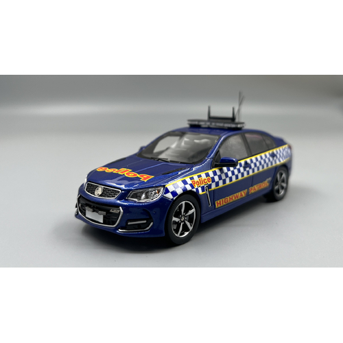 1:43 Victoria Police Highway Patrol 2018 VF Series II Commodore Sedan Blue