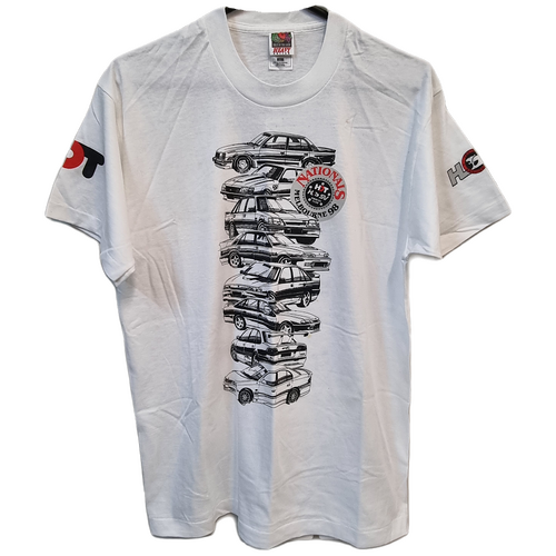 NWOT Holden HDT HSV Owners Club Nationals 1998 Melbourne Vintage T Shirt Large
