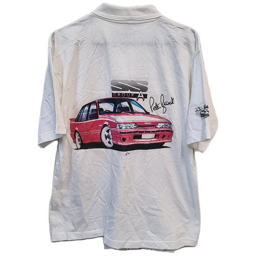 NWOT Holden Peter Brock VL Group A SS Vintage Polo Shirt Large HDT