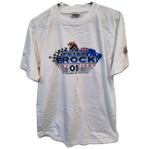 NWOT HRT Peter Brock 30 Years Of Racing Vintage T Shirt M Holden Racing Team