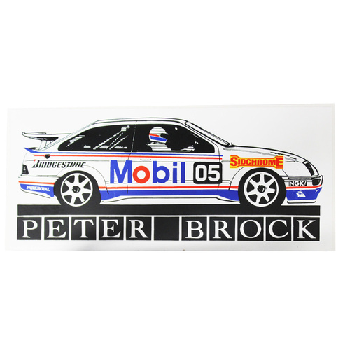 Peter Brock Mobil 1 Racing 05 Ford Sierra Sticker