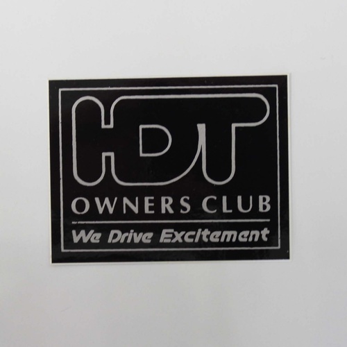 HDT Owners Club Sticker