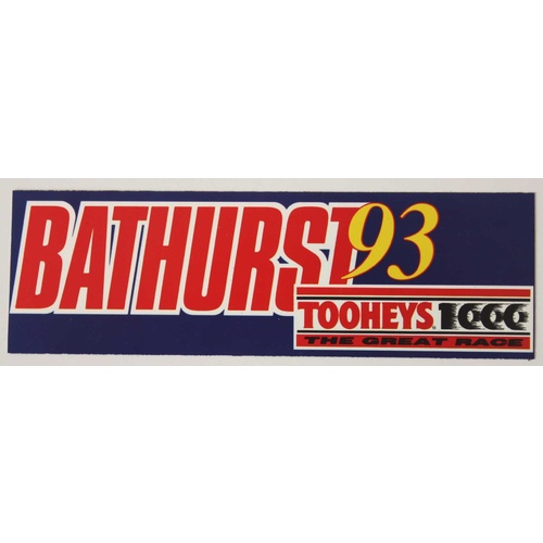 Bathurst 1993 Tooheys 1000 Sticker
