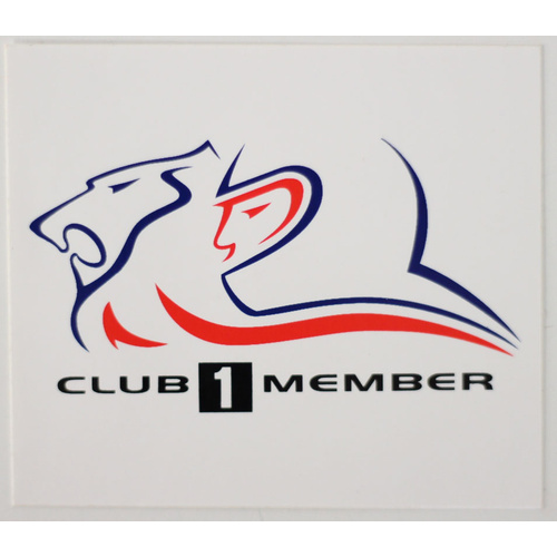 HRT Club 1 Member Sticker