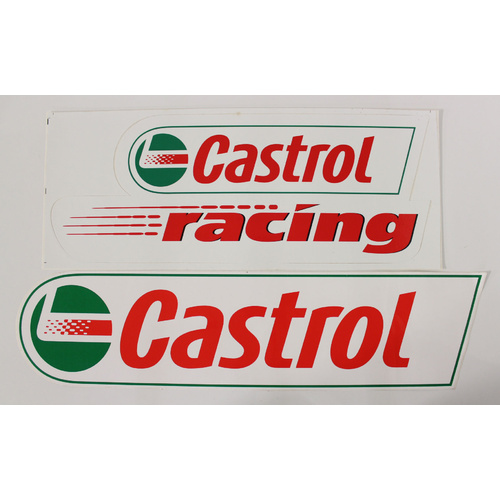 Castrol Stickers Large 2 Pack