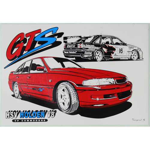 Holden VP GTS Commodore Sticker