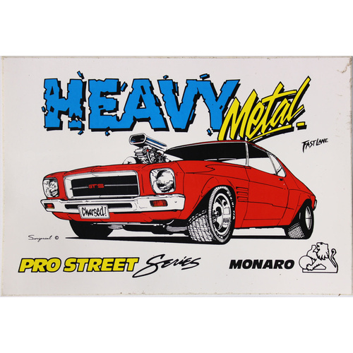Holden HQ GTS Monaro Sticker