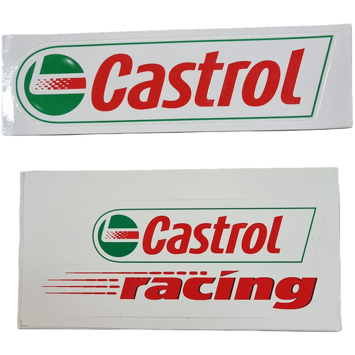 Castrol Racing Stickers 2 Pack