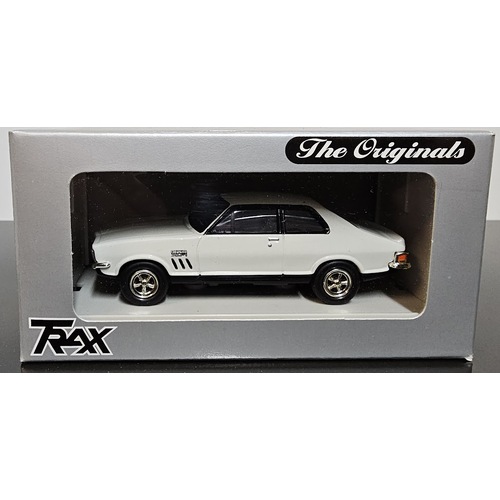 New TRAX 1:43 1972 Holden LJ GTR XU1 Torana White Top Gear The Originals 