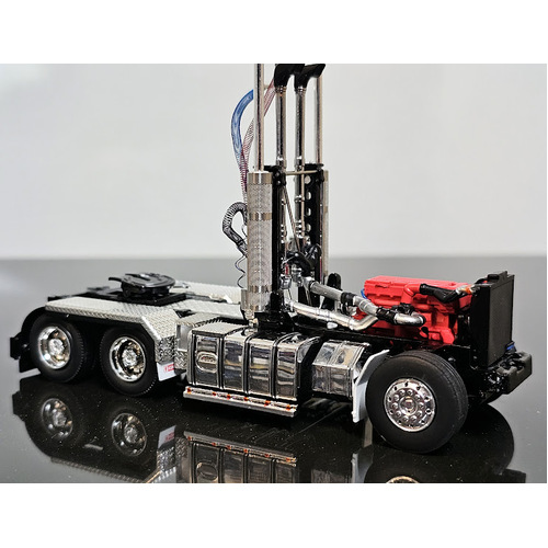 1:50 Kenworth Drake K200 Fat Cab 2.8 Chassis Complete  - Black Heavy Haulage 