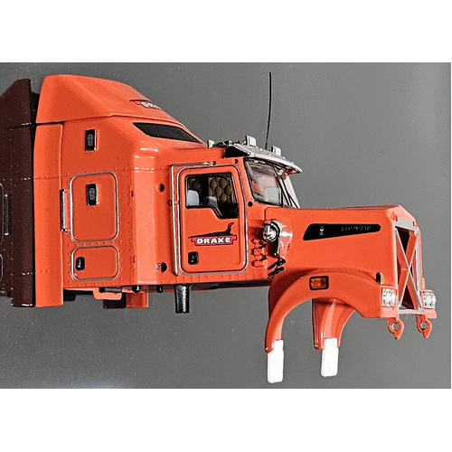 1:50 Kenworth Drake Orange 909 Cab & Bonnet Complete Spare Or Custom Build 