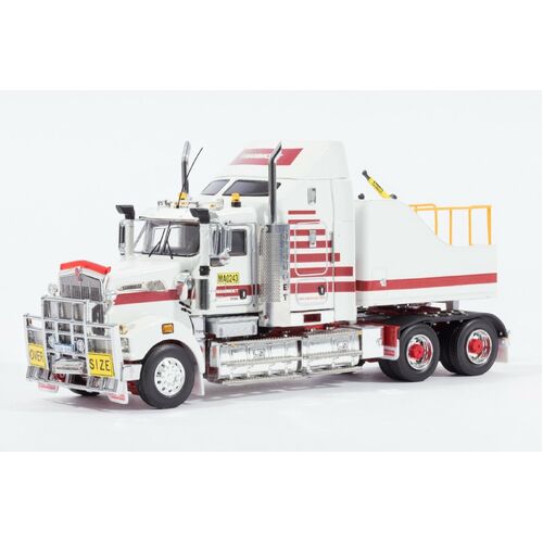 New Sealed 1:50 Drake Kenworth T909 Prime Mover & Ballast Box Mammoet 