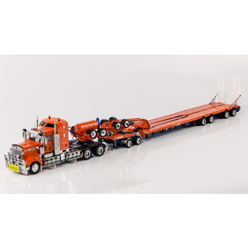 T909 & 4x8 Swingwing Trailer - Orange 