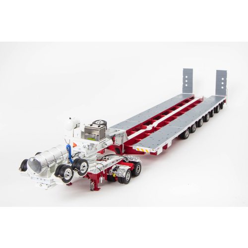 7x8 Steerable - White / Red