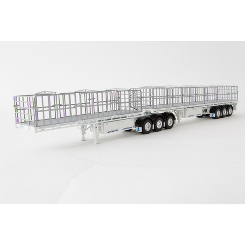 B Double Flat Top - White