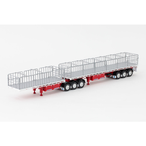 1:50 Freighter B Double Flat Tops - Red & White