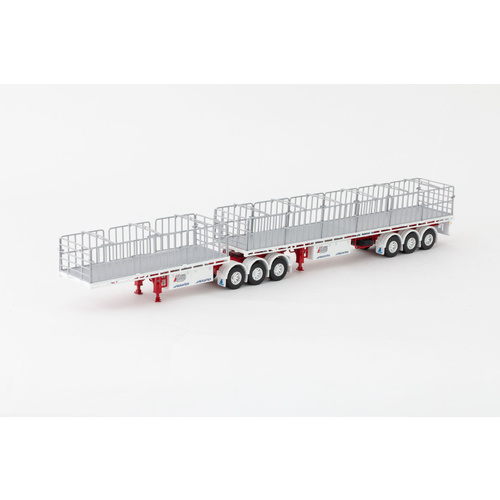 1:50 Freighter B Double Flat Top Trailers - Betts Bower