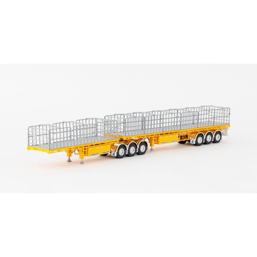PC B Double Flat Top - Chrome Yellow