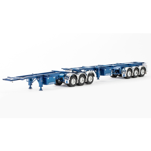 Skel B Double - Metallic Blue
