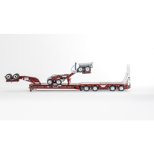 PC 4x8 Dragline Bucket Trailer - Burgundy