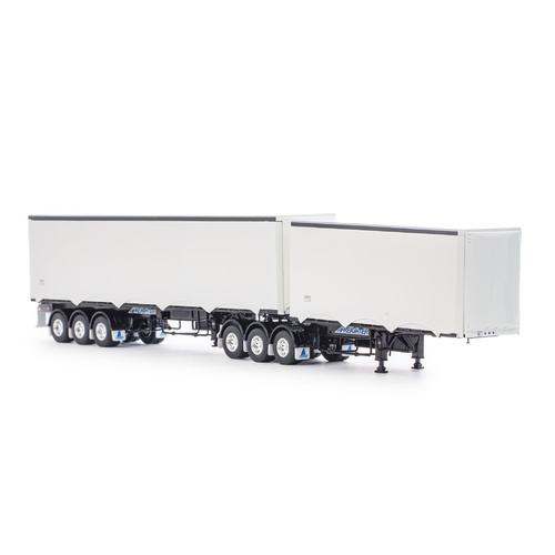 Eziliner B Double Set - White & Black Chassis