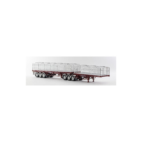New 1:50 Freighter B Double Flat Tops - Muscat Haulage 