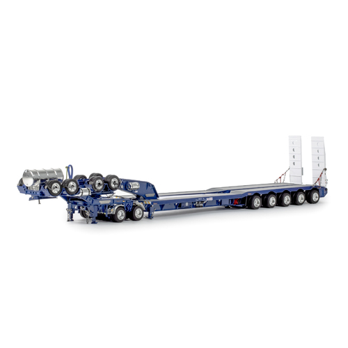 5x8 Swingwing Trailer - Metallic Blue New Drop Deck Version