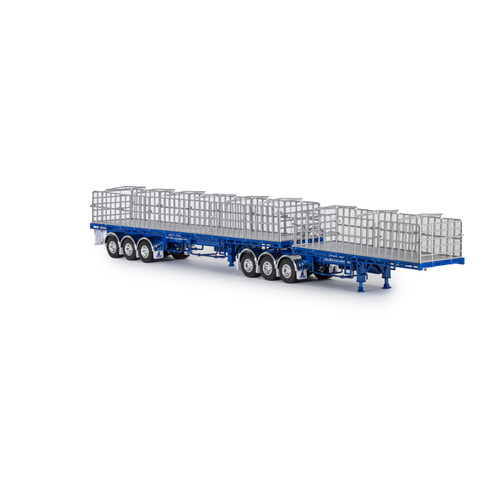 1:50 Freighter B Double Flat Tops - Metallic Blue 
