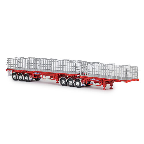 1:50 Freighter B Double Flat Tops - Red 